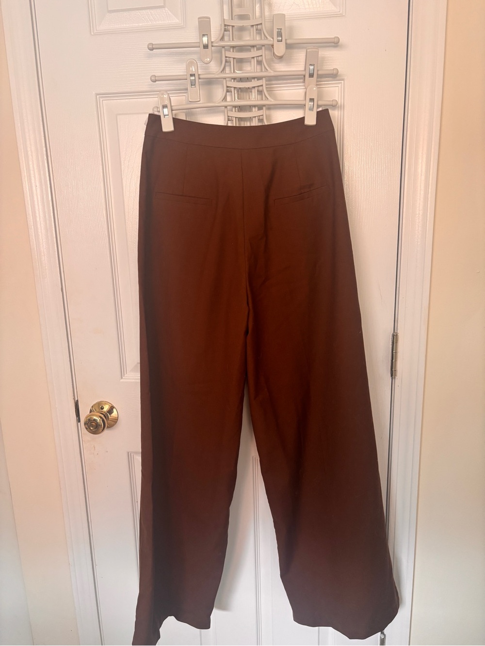 Urban Revivo Wide Leg Womens Pants in Brown